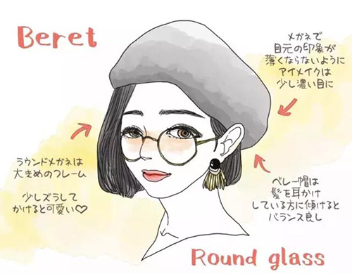 接地氣的小仙女一定要看看！冬天佩戴上帽子和眼鏡