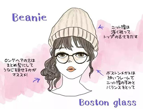 接地氣的小仙女一定要看看！冬天佩戴上帽子和眼鏡