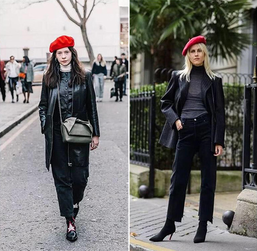 冬天穿大衣戴上這3款帽子，想不美都難！